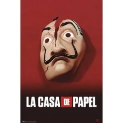 Poster La Casa De Papel Mascara Netflix