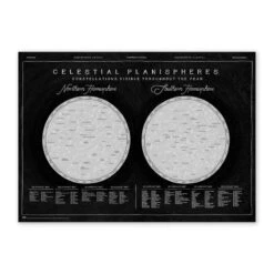 Poster Luminiscente Constelaciones Planisferio Celeste