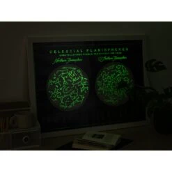 Poster Luminiscente Constelaciones Planisferio Celeste -Eric Ventas poster luminiscente constelaciones planisferio celeste 3
