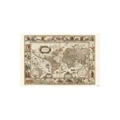 Poster Mapamundi Antiguo