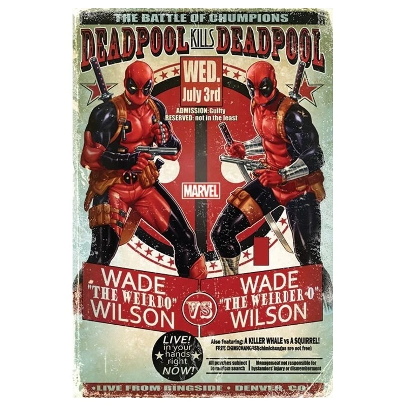 Poster Marvel Deadpool (Wade Vs Wade) 4 Poster Marvel Deadpool (Wade Vs Wade) - Imagen 2