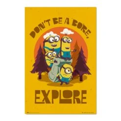 Poster Minions Don'T Be A Bore, Explore