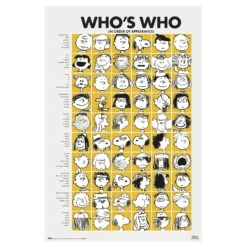 Poster Snoopy Personajes