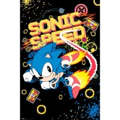 Poster Sonic The Hedgehog Speed Sega