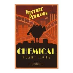 Poster Sonic The Hedgehog Venture Perilous Chemical Plant Zone
