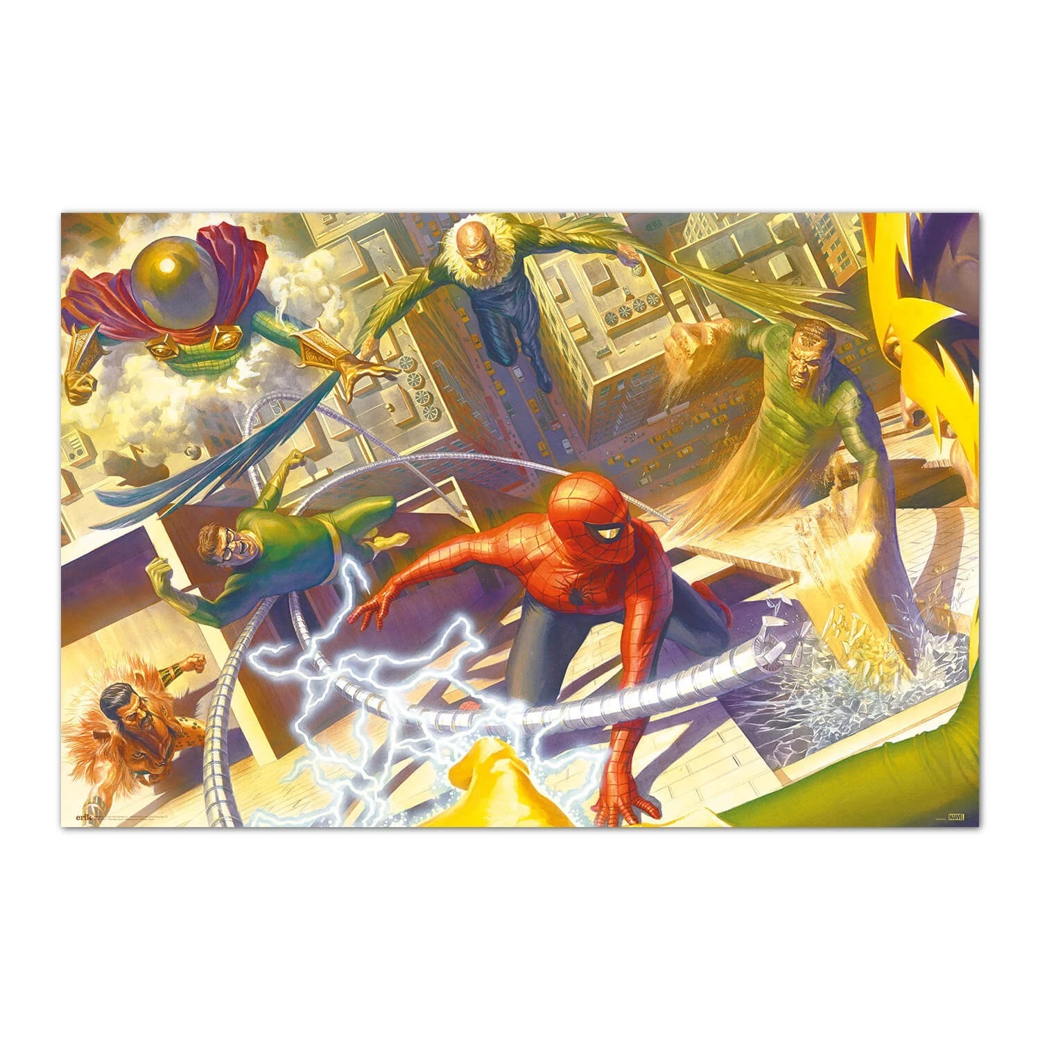 Poster Spider-Man Vs Los Seis Siniestros Marvel By Alex Ross 3 Poster Spider-Man Vs Los Seis Siniestros Marvel By Alex Ross