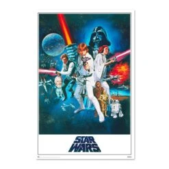 Poster Star Wars Episodio IV Una Nueva Esperanza