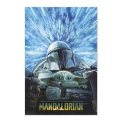Poster Star Wars The Mandalorian Hyperspace