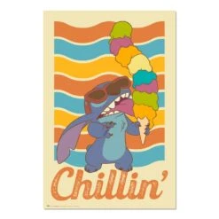 Poster Stitch Chillin Disney