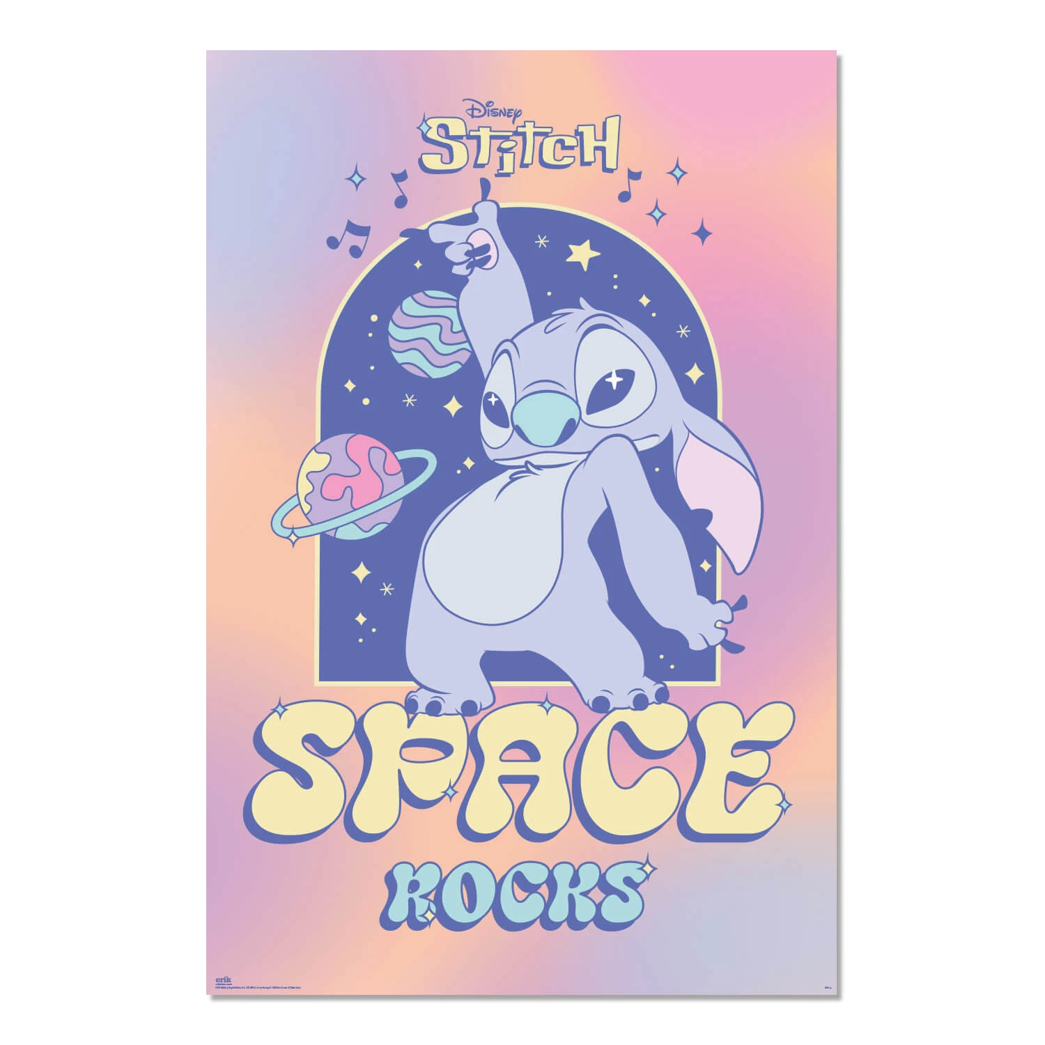 Poster Stitch Space Rocks Disney 3 Poster Stitch Space Rocks Disney