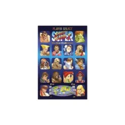 Poster Street Fighter Player Select