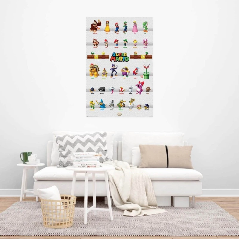 Poster Super Mario Character Parade 4 Poster Super Mario Character Parade - Imagen 2