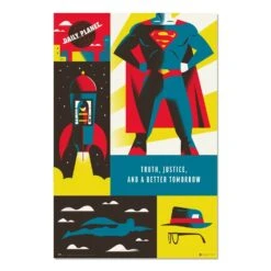 DC COMICS Poster Superman 100 Aniversario Warner Bros