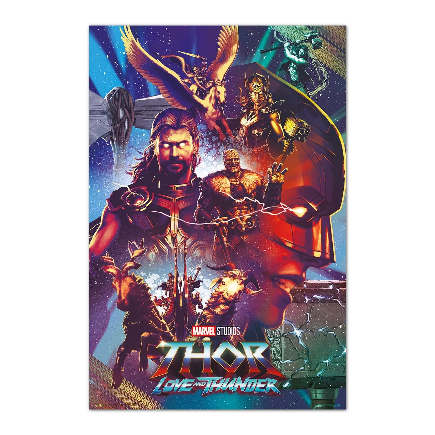 Poster Thor Love And Thunder Marvel Studios 3 Poster Thor Love And Thunder Marvel Studios