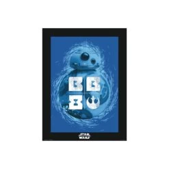 Print 30X40 Cm Star Wars Episodio IX Bb-8 Blue