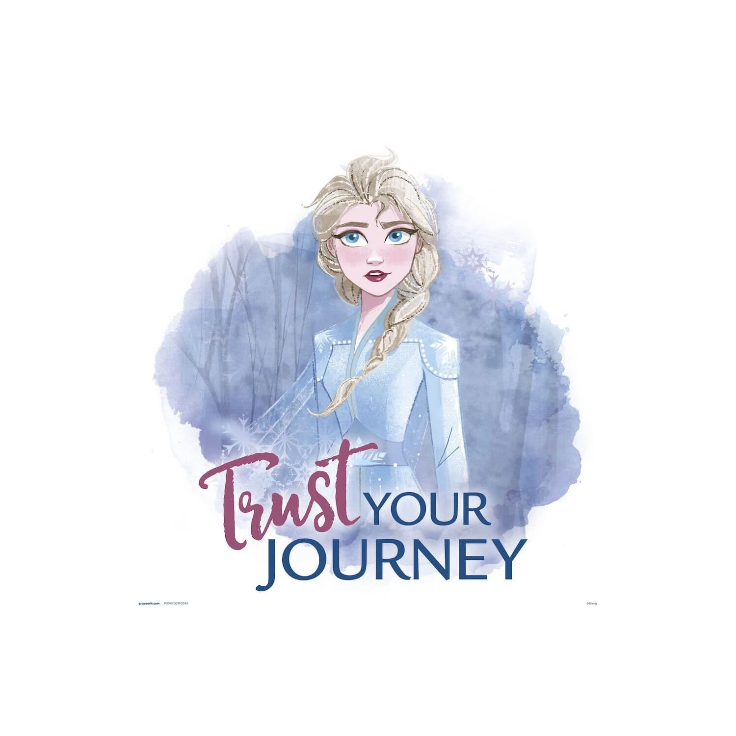 Print Frozen Elsa Trust Your Journey Disney 30X30 Cm 3 Print Frozen Elsa Trust Your Journey Disney 30X30 Cm