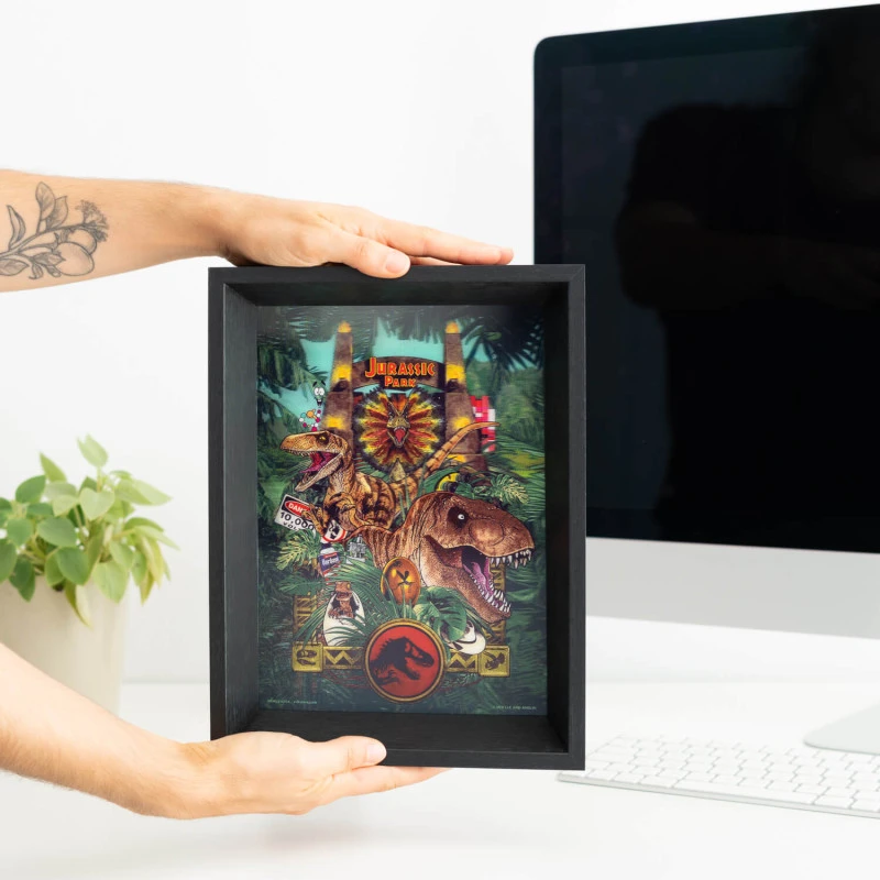 Print Lenticular Enmarcado Jurassic Park 8 Print Lenticular Enmarcado Jurassic Park - Imagen 6
