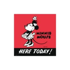 Mickey Mouse Print Minnie Mouse Desde 1928 Disney 30X30 Cm