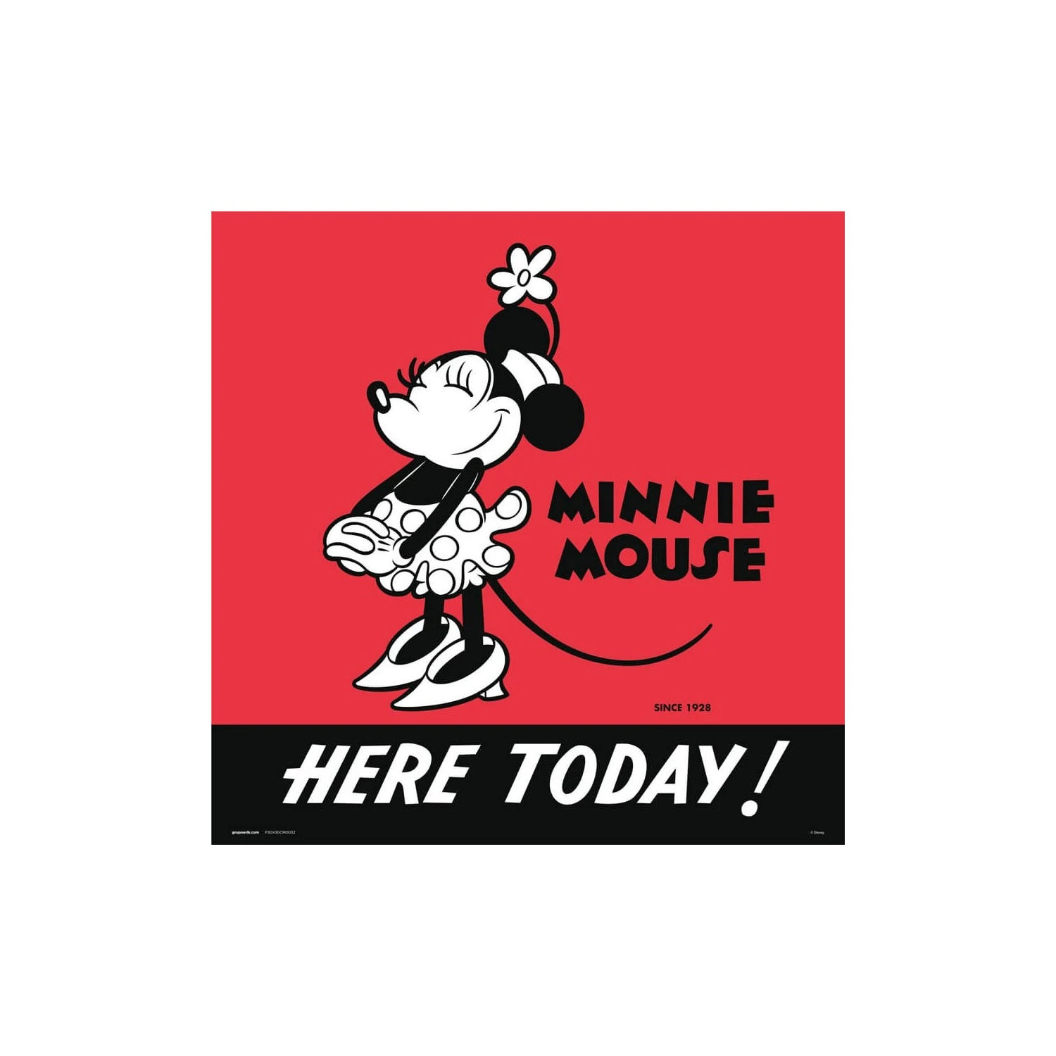 Mickey Mouse Print Minnie Mouse Desde 1928 Disney 30X30 Cm 3 Mickey Mouse Print Minnie Mouse Desde 1928 Disney 30X30 Cm