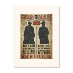 Print Peaky Blinders Thomas Vs Alfie 30X40 Cm