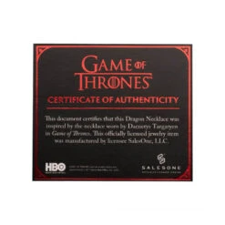 Replica Collar Daenerys Targaryen Juego De Tronos Dragon -Eric Ventas replica collar daenerys targaryen juego de tronos dragon 4