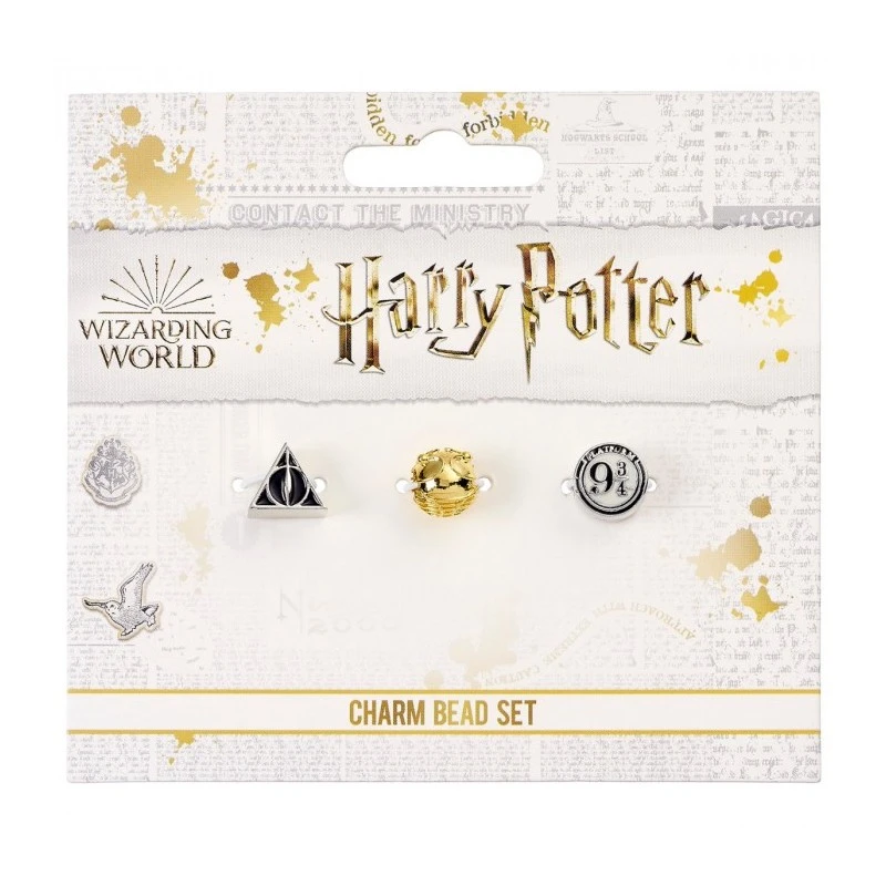 Set Abalorios Harry Potter Reliquias Snitch Y Anden 9 3/4 4 Set Abalorios Harry Potter Reliquias Snitch Y Anden 9 3/4 - Imagen 2