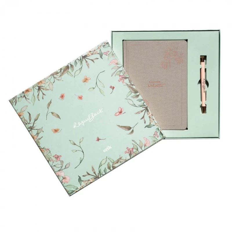 Set Cuaderno Y Boligrafo Premium Raquel Beck 3 Set Cuaderno Y Boligrafo Premium Raquel Beck