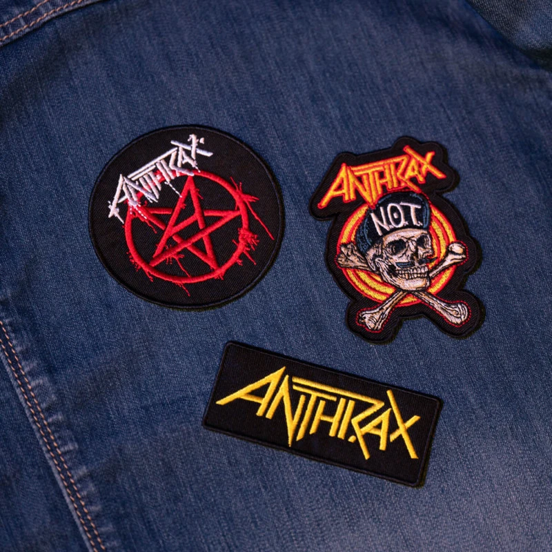 Set De Parches Anthrax 8 Set De Parches Anthrax - Imagen 6