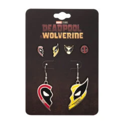 Set De Pendientes Deadpool Y Lobezno Marvel 7 Set De Pendientes Deadpool Y Lobezno Marvel -Eric Ventas set de pendientes deadpool y lobezno marvel 2