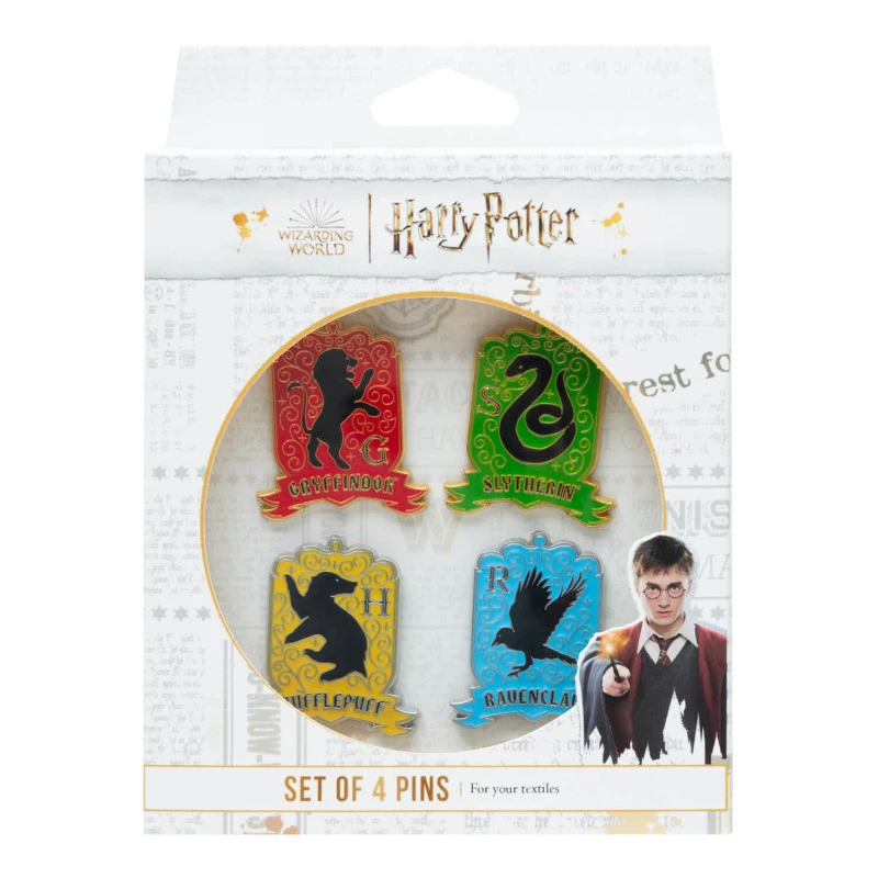 Set De Pins Harry Potter Casas De Hogwarts 4 Set De Pins Harry Potter Casas De Hogwarts - Imagen 2
