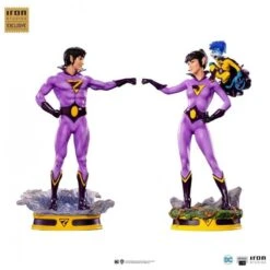 Set Figuras Wonder Twins DC Comics Escala 1/10