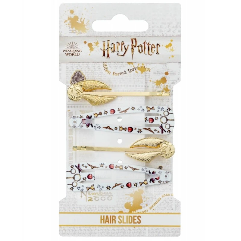 Set Horquillas Harry Potter Snitch Dorada 4 Set Horquillas Harry Potter Snitch Dorada - Imagen 2