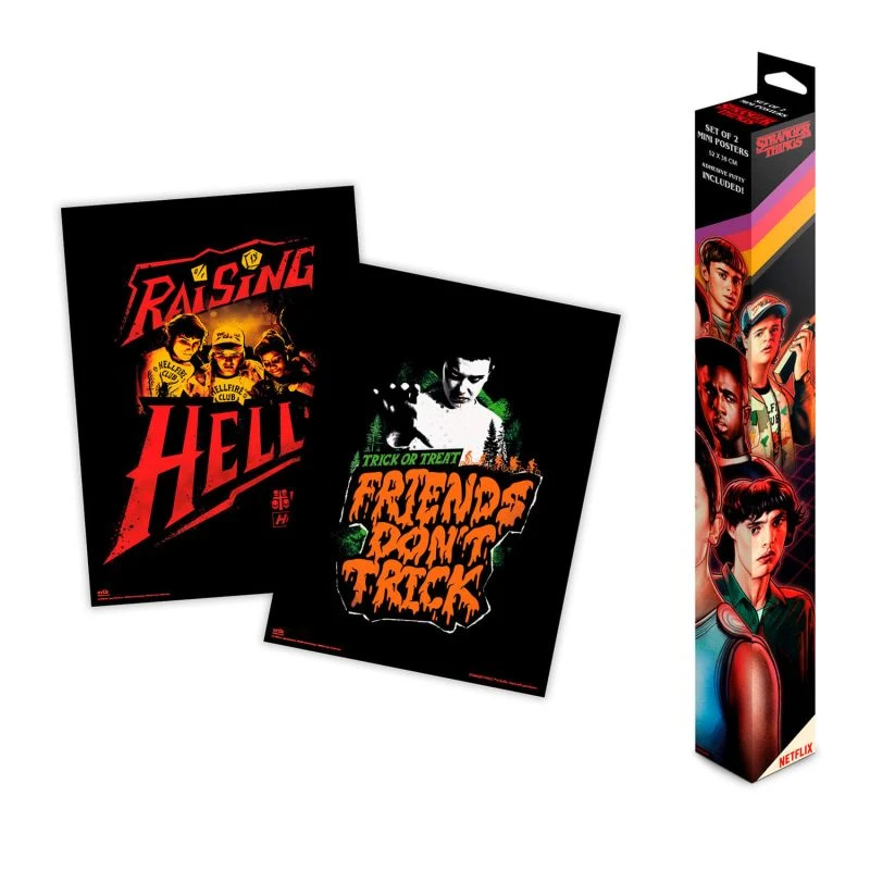 Set Mini Posters Stranger Things 3 Set Mini Posters Stranger Things