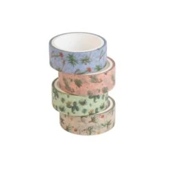 Set Washi Tape Botanical Cacti