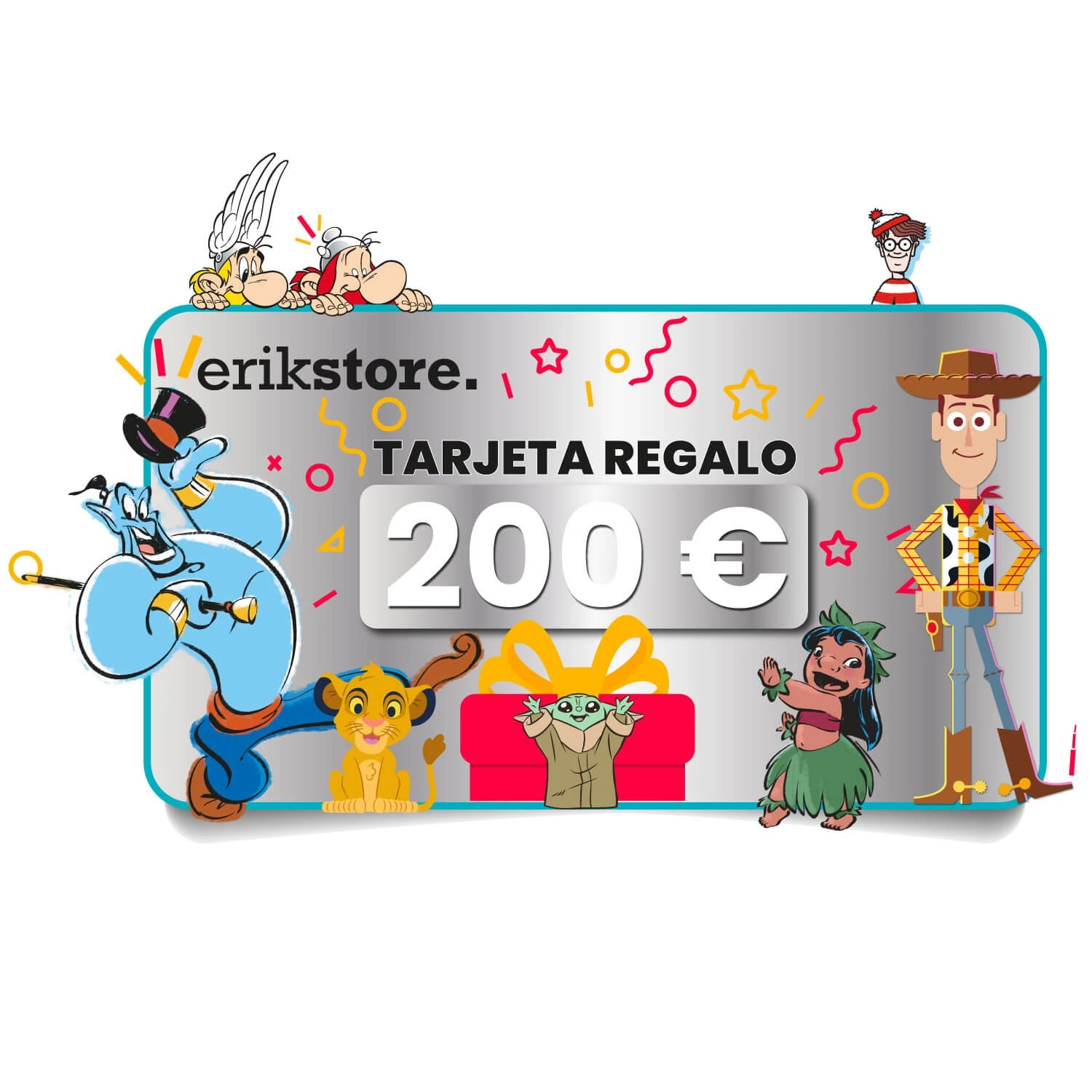 Tarjeta Regalo Erikstore 200€ 3 Tarjeta Regalo Erikstore 200€