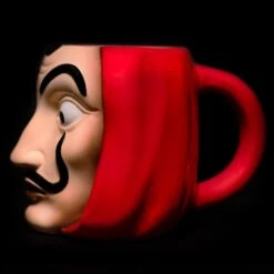 Taza 3D La Casa De Papel Mascara -Eric Ventas taza 3d la casa de papel mascara 3