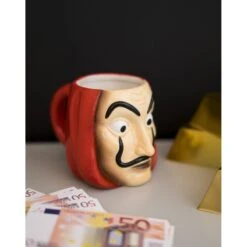 Taza 3D La Casa De Papel Mascara -Eric Ventas taza 3d la casa de papel mascara 6