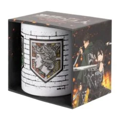Taza Attack On Titan Emblemas Muros -Eric Ventas taza attack on titan emblemas muros 3