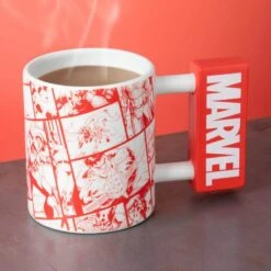 Taza Marvel Logo 3D -Eric Ventas taza marvel logo 3d 3