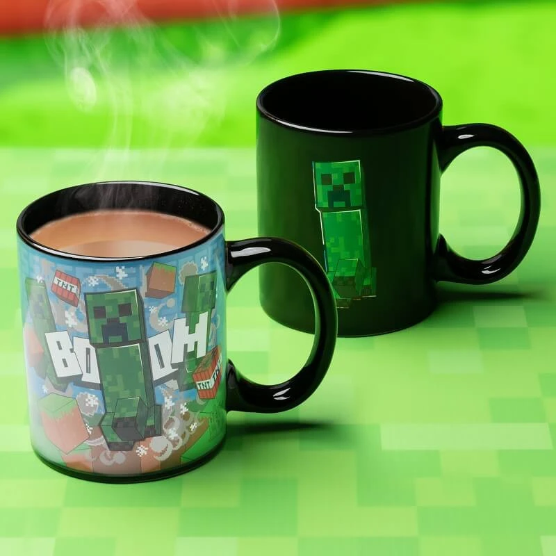 Taza Termocolora Minecraft Creeper 4 Taza Termocolora Minecraft Creeper - Imagen 2