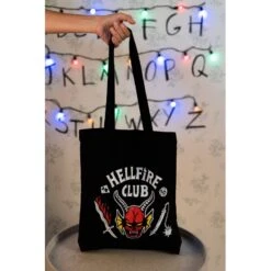 Tote Bag Stranger Things Hellfire Club -Eric Ventas tote bag stranger things hellfire club 3
