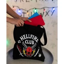 Tote Bag Stranger Things Hellfire Club -Eric Ventas tote bag stranger things hellfire club 4