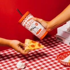 Vaso Con Pajita Ketnipz Hot N Fresh Pizza -Eric Ventas vaso con pajita ketnipz hot n fresh pizza 6
